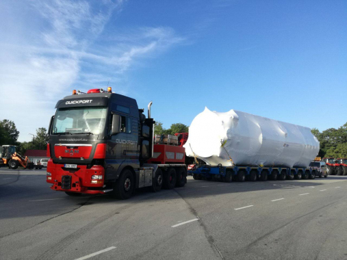 Heat exchanger delivery to Paldiski 