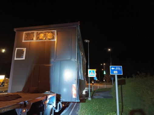 Transportation of BIO MOBITEK heating module from Estonia to Latvia 
